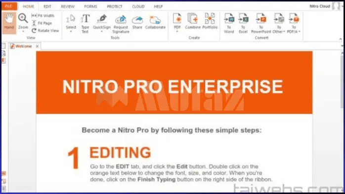 تحميل برنامج Nitro enterprise portable