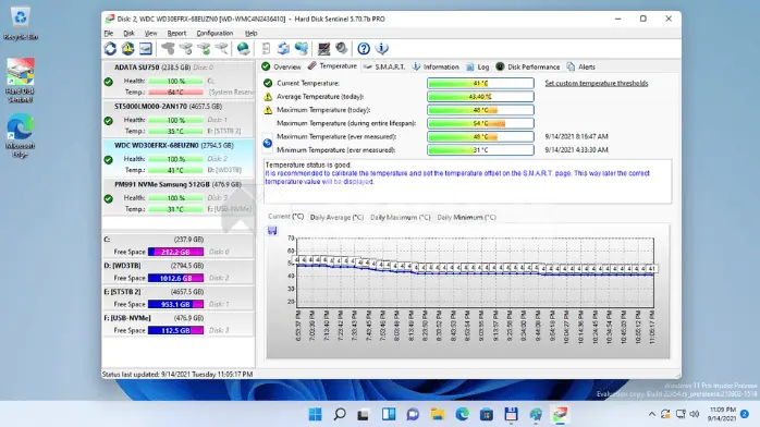 Hard Disk Sentinel pro