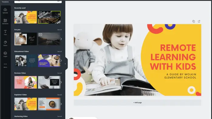 تنزيل برنامج تصميم فيديو والكتابة