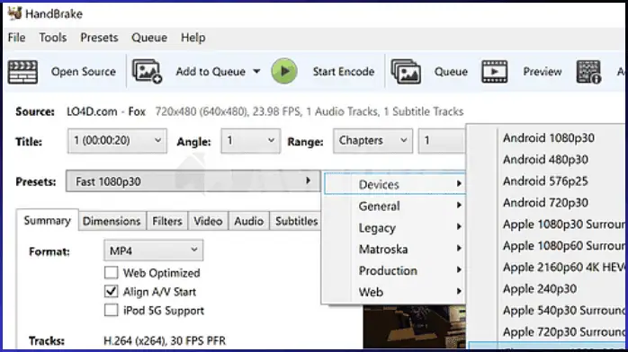 تحميل برنامج HandBrake