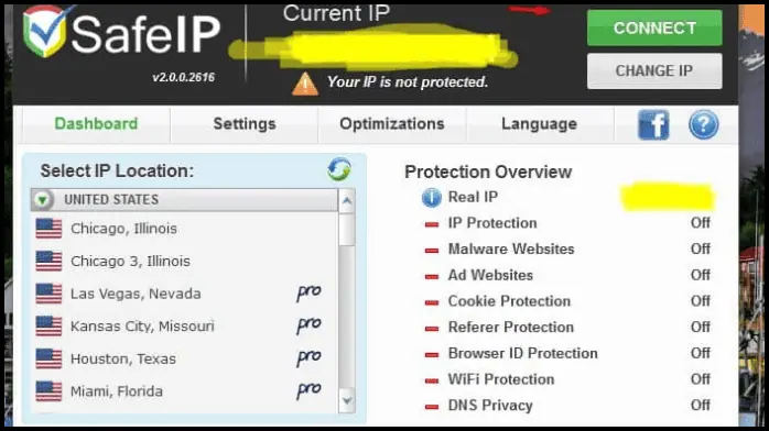 تحميل برنامج تغيير الآي بي للكمبيوتر لأي دولة مجانا
