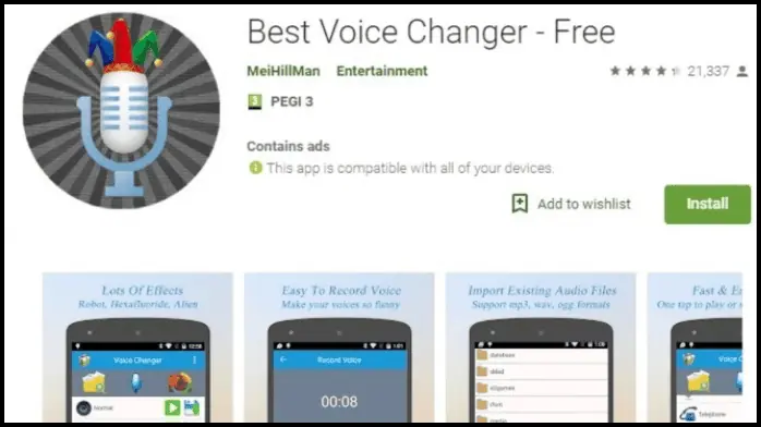 تحميل برنامج تغيير الصوت للكمبيوتر Clownfish Voice Changer