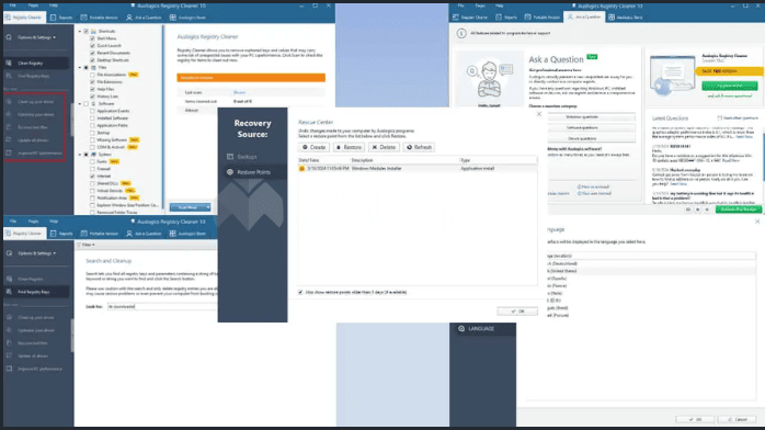 تحميل برنامج Auslogics Reg Cleaner