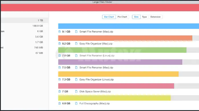 تحميل برنامج Qiplex Large Files Finder