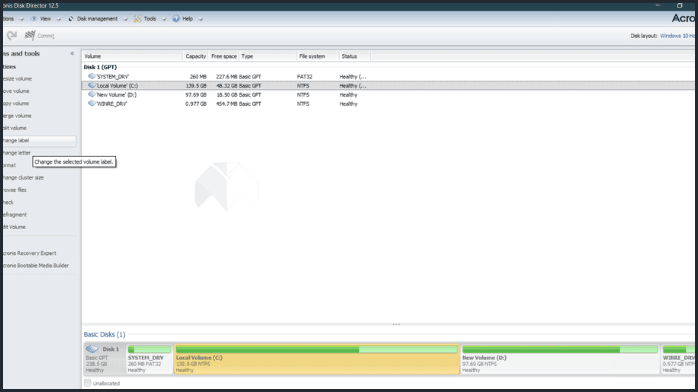 تحميل برنامج Acronis Disk Director Server