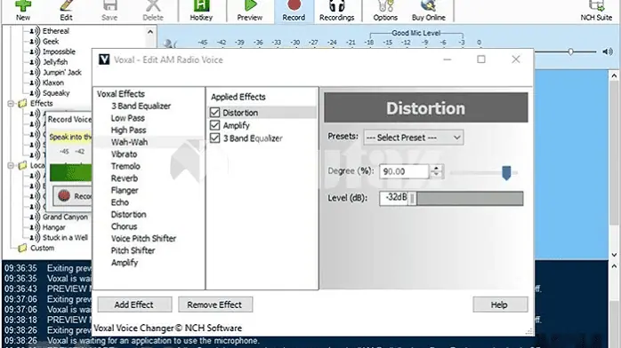 Download NCH Voxal Voice Changer Plus 8.00