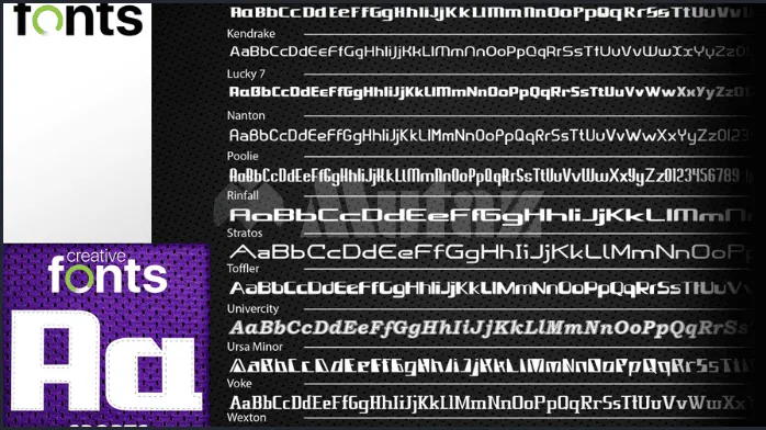 تحميل برنامج Summitsoft Creative Fonts Collection