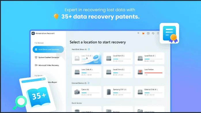 تحميل برنامج Wondershare Recoverit