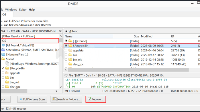 تحميل برنامج DM Disk Editor and Data Recovery Free (DMDE)