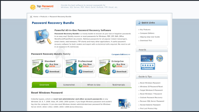 تحميل برنامج Password Recovery Bundle 