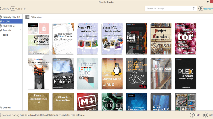 تحميل برنامج Icecream Ebook Reader