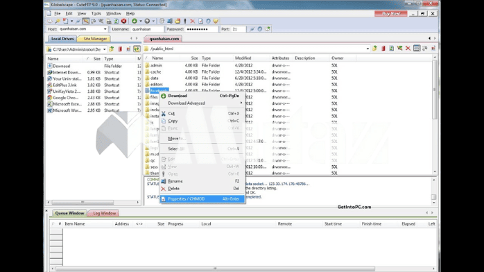 تحميل برنامج CuteFTP consolidated