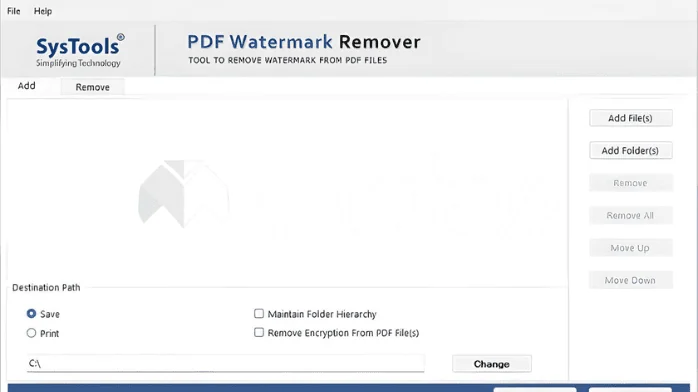 تحميل برنامج SysTools PDF Watermark Remover