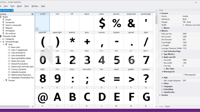 تحميل برنامج Proxima Font Draw